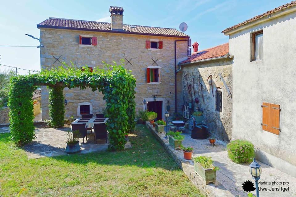 Al Merlo Olivo, Rural Istrian House Buje Exteriér fotografie