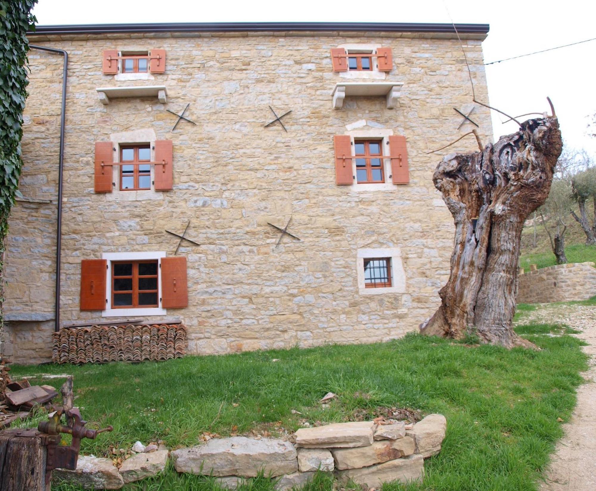 Al Merlo Olivo, Rural Istrian House Buje Exteriér fotografie